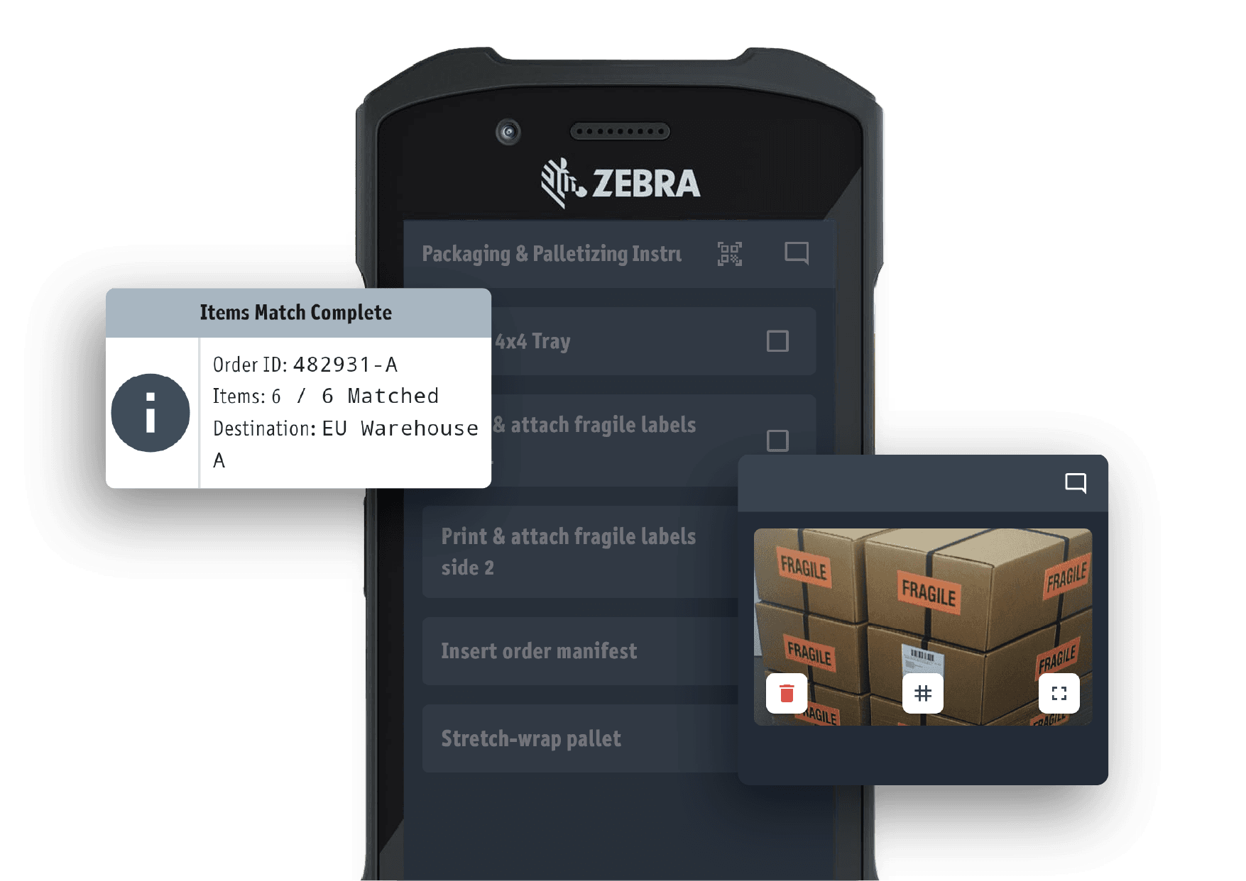 Digital track shipment processes