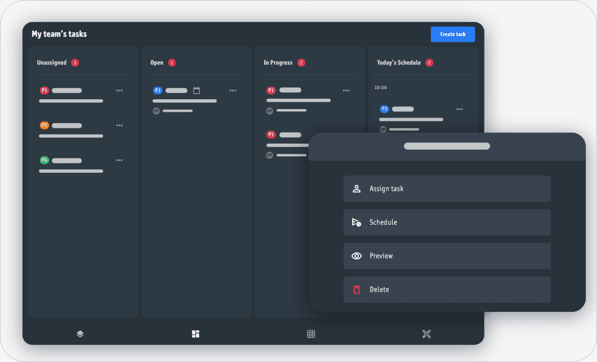 Kanban-Board für Issue Management