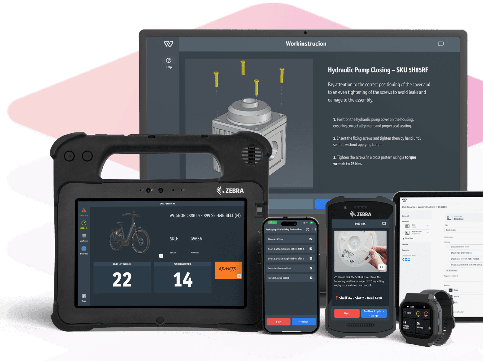 Workerbase manufacturing dashboards